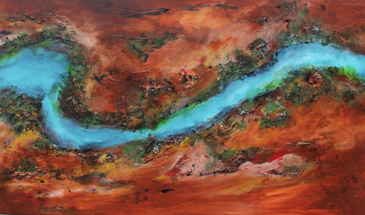 Jawoyn Country NT 95x156cm