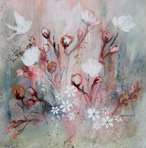 Miniseries Crimson Feather 40x40cm